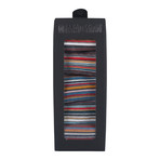 Colored Thin Striped Sock // Assorted // Boxed Set Of 5