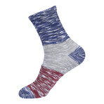 White Washed Colored Sock // Assorted // Boxed Set Of 5