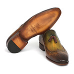 Wingtip Tassel Loafers // Green (Euro: 38)