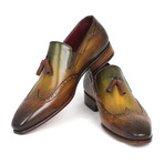 Wingtip Tassel Loafers // Green (Euro: 38)