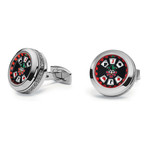 Joker Cufflinks // Silver