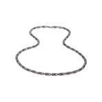 Gothic Biker Link Necklace // 28"