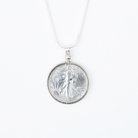 Walking Liberty Coin Necklace