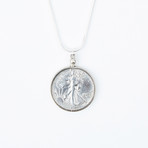 Walking Liberty Coin Necklace