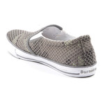 Skid II Textured Slip-On Sneakers // Grey + Olive (US: 8)