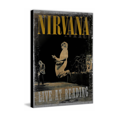 Nirvana Live at Reading // Aluminum (12"W x 18"H x 1.5"D)