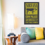 Nirvana Cow Palace // Canvas (12"W x 18"H x 1.5"D)