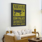 Nirvana Cow Palace // Canvas (12"W x 18"H x 1.5"D)