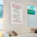 Nirvana Serve the Servants // Framed Print (12"W x 18"H x 1.5"D)