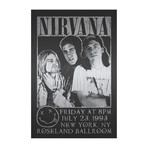 Nirvana Roseland Ballroom // Aluminum (12"W x 18"H x 1.5"D)