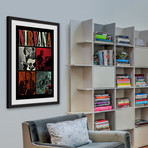 Nirvana Squares // Framed Print (12"W x 18"H x 1.5"D)