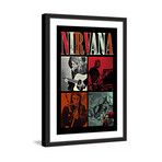 Nirvana Squares // Framed Print (12"W x 18"H x 1.5"D)