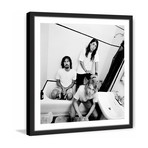 Nirvana Tub Sitting // Framed Print (12"W x 12"H x 1.5"D)