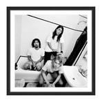 Nirvana Tub Sitting // Framed Print (12"W x 12"H x 1.5"D)