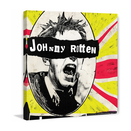 Johnny Rotten // Canvas (18"W x 18"H x 1.5"D)