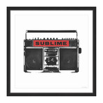 Boom Box // Framed Print (12"W x 12"H x 1.5"D)