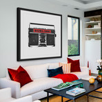 Boom Box // Framed Print (12"W x 12"H x 1.5"D)