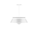 Cuna White Pendant Light // White Cord (Plug-In)