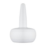 Clava Matte White Pendant Light (White Cord)