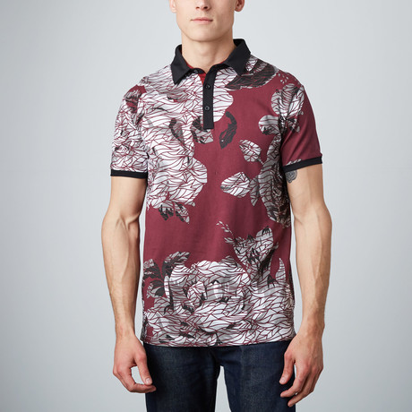 Rose Storm Polo // Burgundy (2XL)