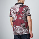 Rose Storm Polo // Burgundy (2XL)