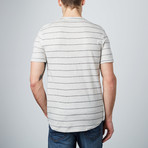 Dominic Sailor Stripe Tee // Oatmeal (L)