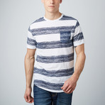 Luis Long Curved Hem Tee // Indigo Navy (XL)