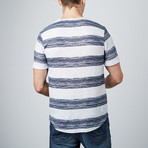 Luis Long Curved Hem Tee // Indigo Navy (XL)