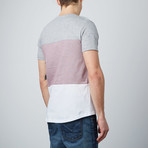 Martin Long Curved Hem Tee // Cardinal Red (L)