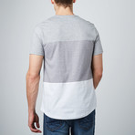 Martin Long Curved Hem Tee // Navy (L)