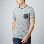 Sidney Curved Hem Ringer Tee // Asparagus (2XL)