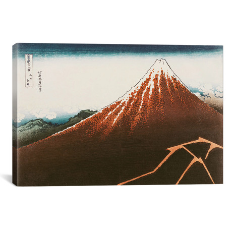 Fuji Above the Lightning (26"W x 18"H x 0.75"D)