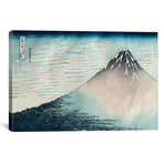 Fine Wind, Clear Morning (Red Fuji) c.1830-32 (Musee Guimet) // Katsushika Hokusai (26"W x 18"H x 0.75"D)