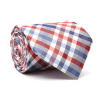 Multi Plaid // Red + Blue