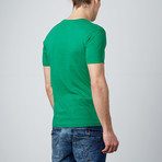 Combed Cotton Tee // Kelly Green (XL)