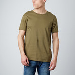 Combed Cotton Tee // Military (XL)