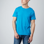 Combed Cotton Tee // Turquoise (XL)