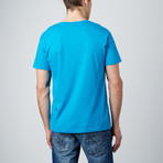 Combed Cotton Tee // Turquoise (S)