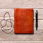 Handmade Leather Journal // Virgo