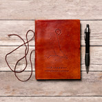 Handmade Leather Journal // Pisces
