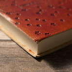 Handmade Leather Journal // Aquarius