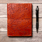 Handmade Leather Journal // Sagittarius