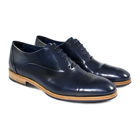 Odeon Cap-Toe Oxford // Atlantic Blue (US: 7.5)