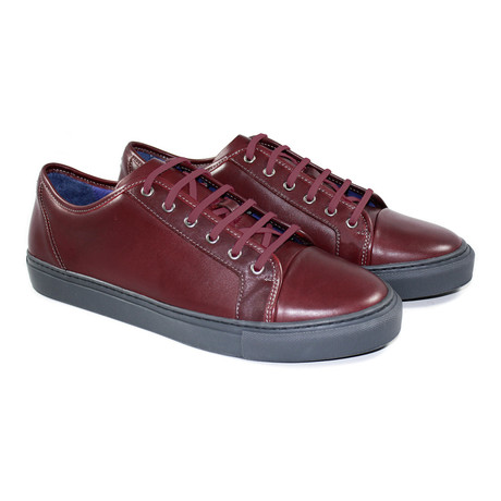 Gotham II Low-Top Sneaker // Burgundy (US: 7.5)