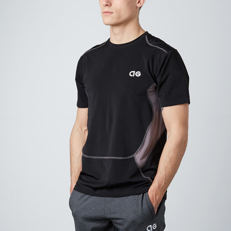 Short-Sleeve Compression Shirt // Black (XS)