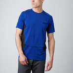 Short-Sleeve Compression Shirt // Blue (XL)