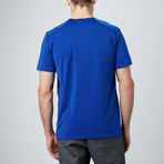 Short-Sleeve Compression Shirt // Blue (XL)