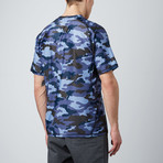 Short-Sleeve Compression Shirt // Grey Camo (M)