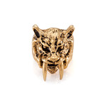 Saber Tooth Tiger Ring (Size 8)