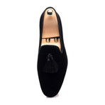 Tassel Smoking Slipper // Black (Euro: 43)